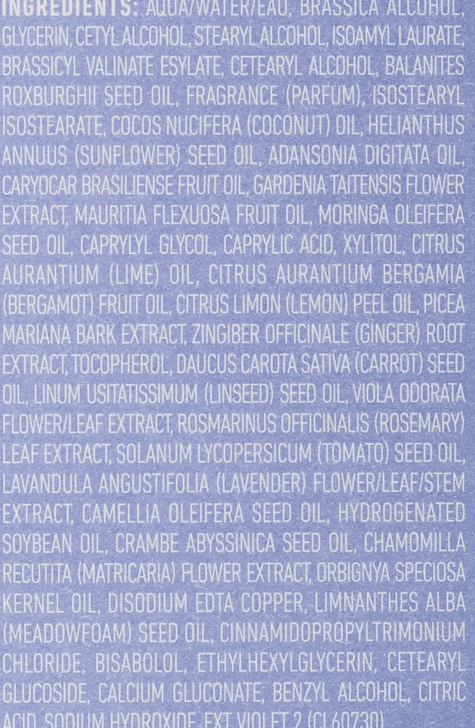 Neutralisierende Haarmaske