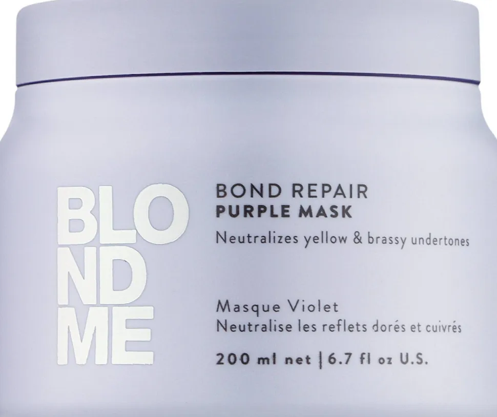 Neutralisierende violette Maske für alle Blondtöne