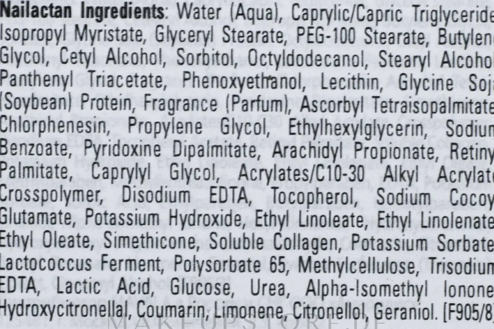 Nährcreme für brüchige und beschädigte Nägel