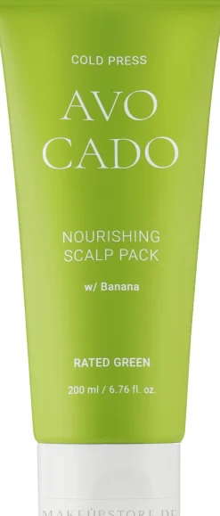 Nährende Kopfhautmaske mit Avocadoöl und Bananenextrakt