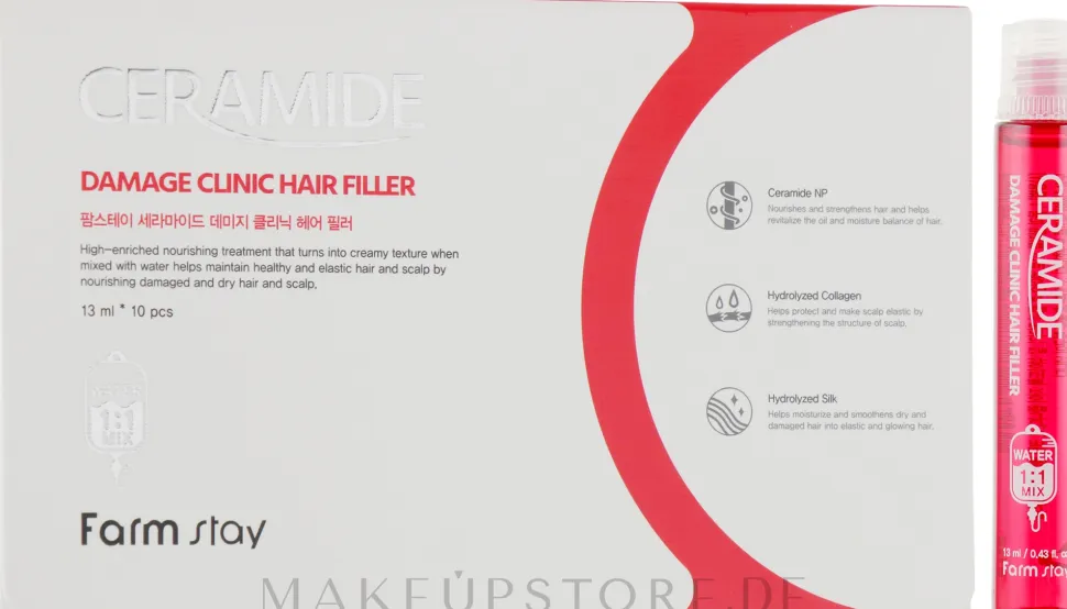 Nährender und feuchtigkeitsspendender Haarfiller mit Ceramiden