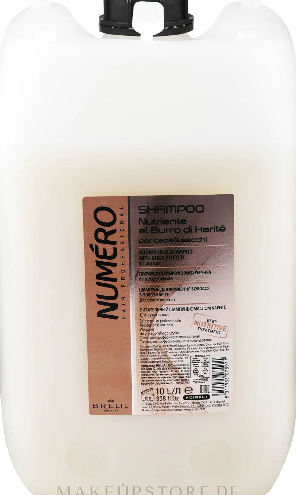 Nährendes Shampoo mit Sheabutter für trockenes Haar