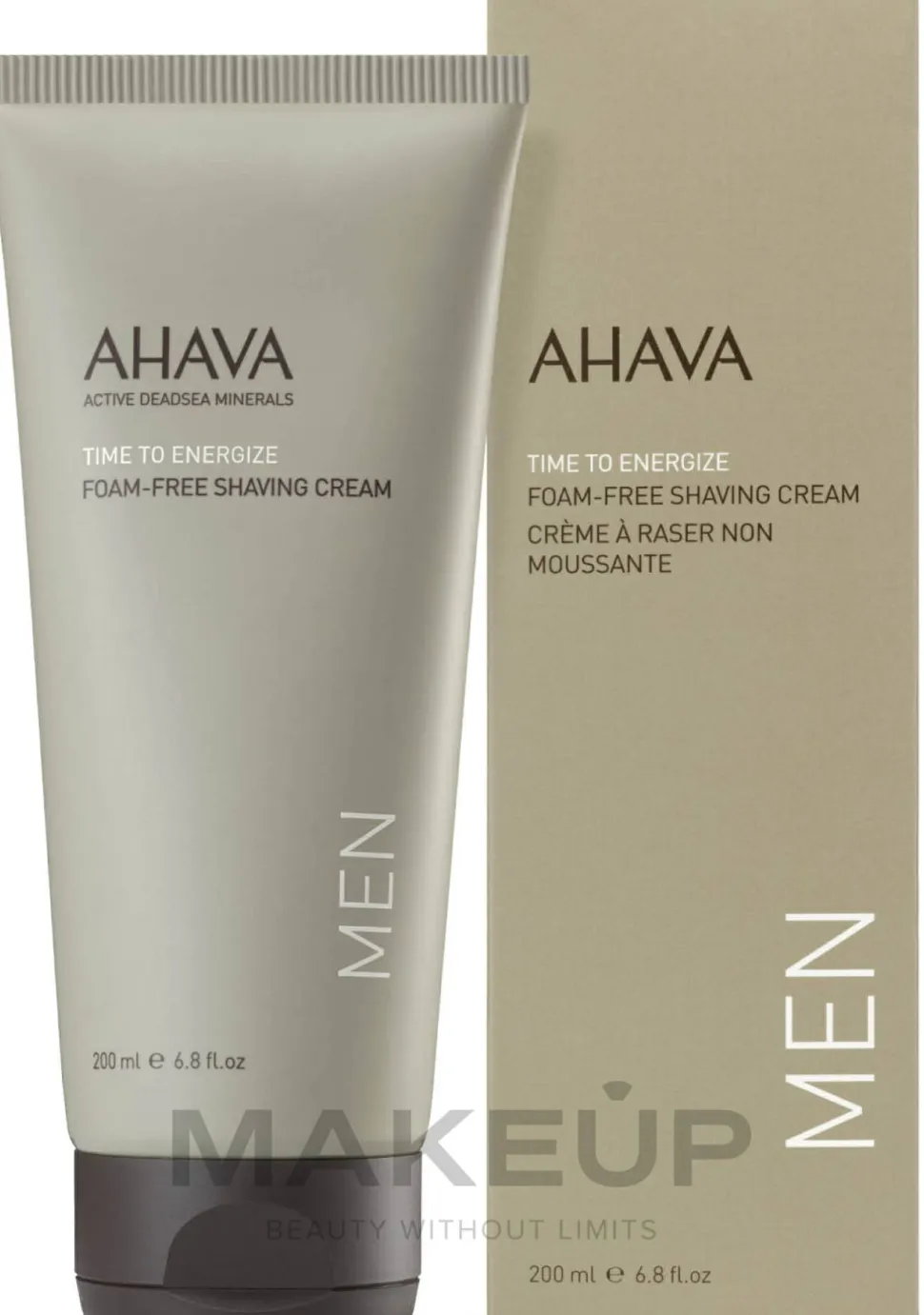 Nicht schäumende und feuchtigkeitsspendende Rasiercreme mit Vitamin E, Provitamin B5 und Mineralien aus dem Toten Meer