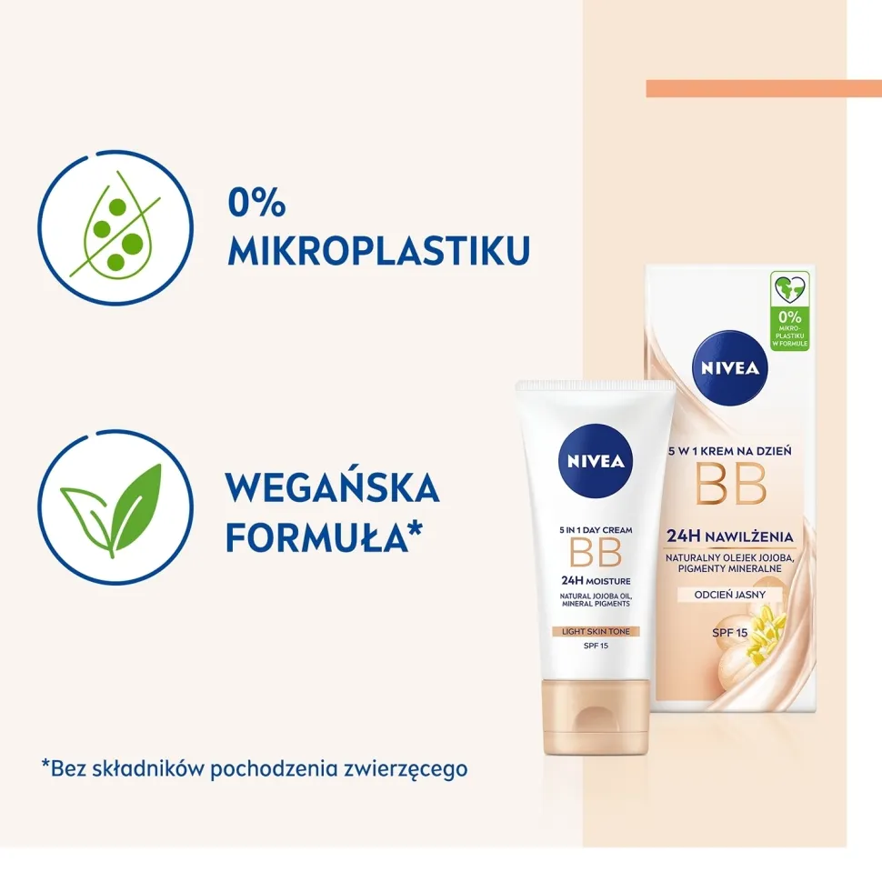 Nivea 5in1 BB Day Cream 24H Moisture SPF15