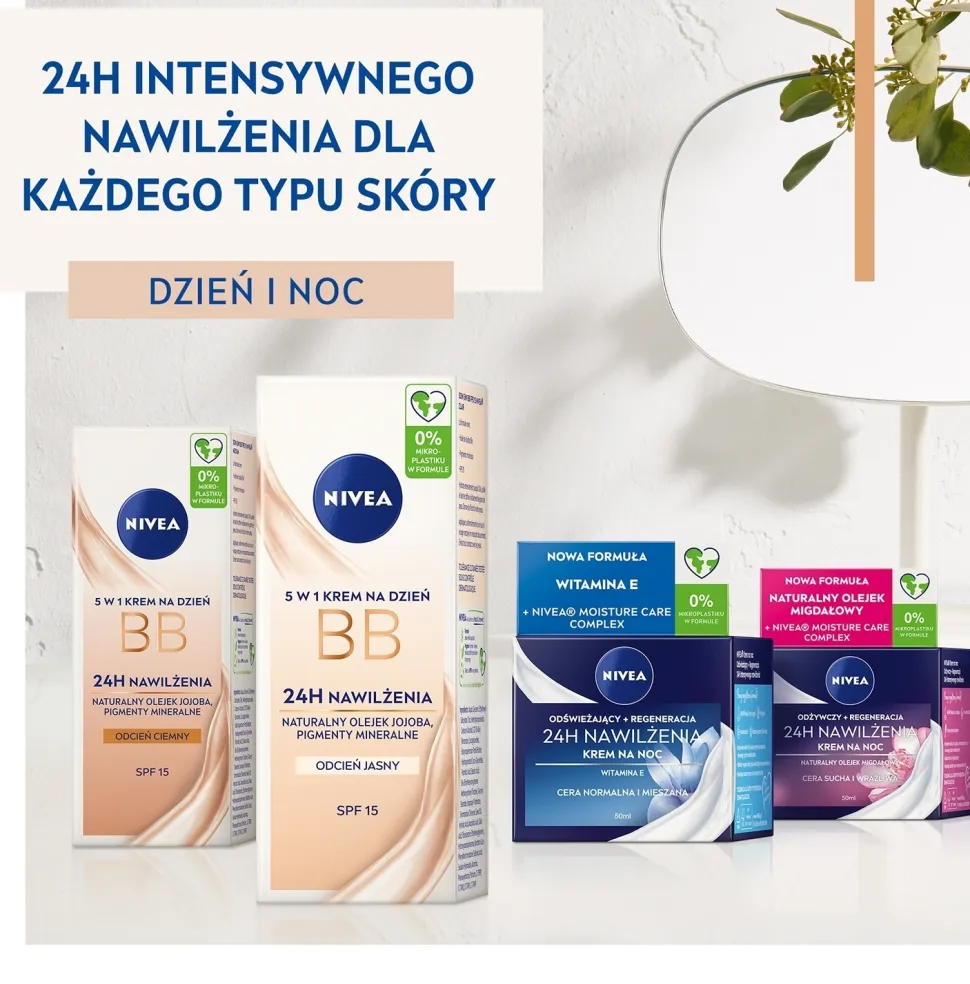 Nivea 5in1 BB Day Cream 24H Moisture SPF15