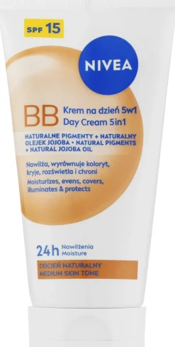 Nivea 5in1 BB Day Cream 24H Moisture SPF15