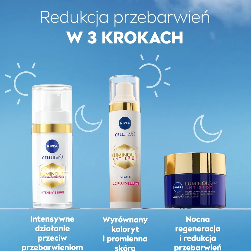 NIVEA Luminous 630 CC Fluid SPF30 3in1