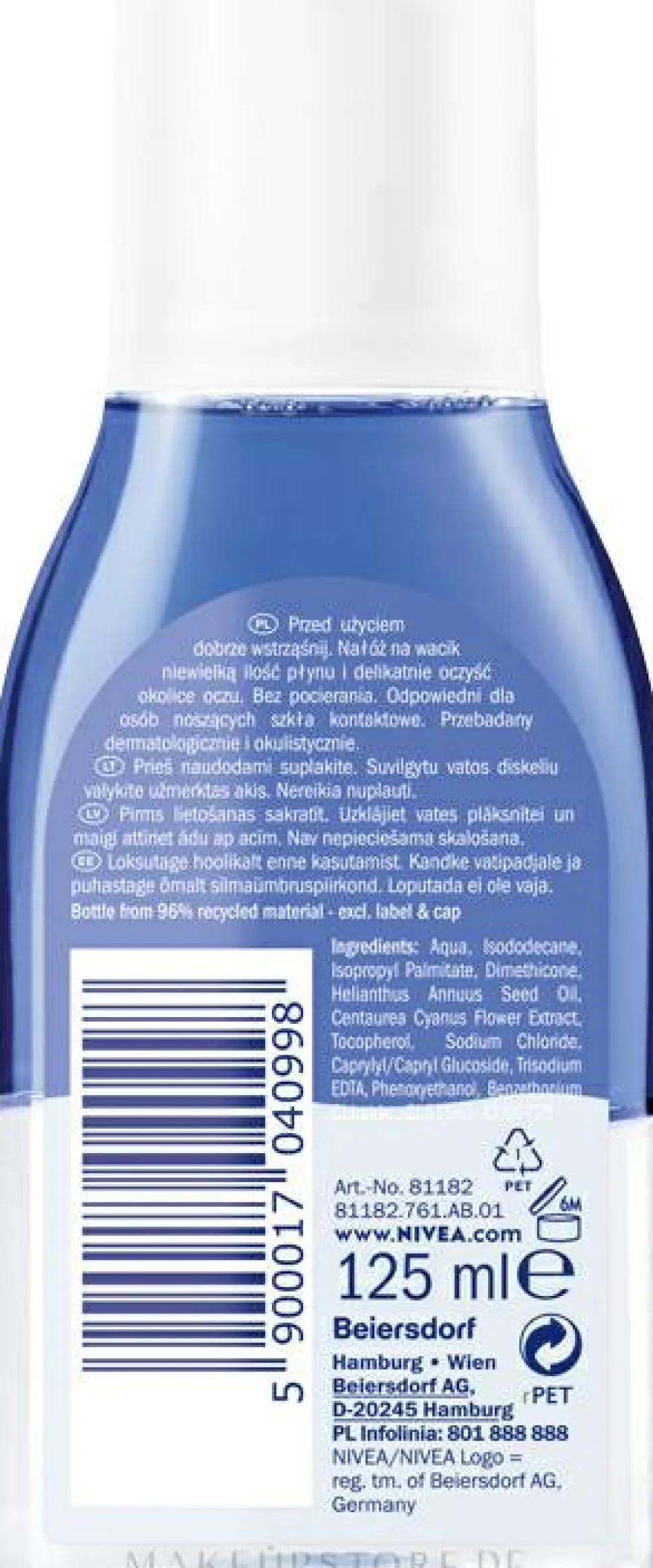 NIVEA Visage Double Effect Eye Make-Up Remover