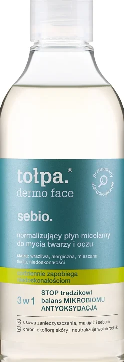 Normalisierendes Mizellenwasser für Gesicht und Augen