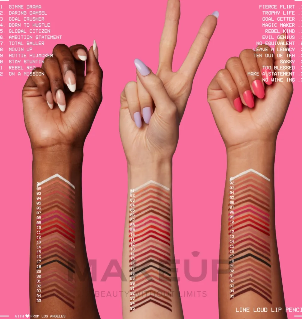 NYX Professional Line Loud Vegan Longwear Lip Liner