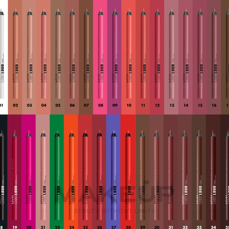 NYX Professional Line Loud Vegan Longwear Lip Liner