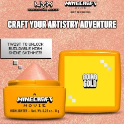 NYX Professional Makeup A Minecraft Movie Rare Highlight Balms