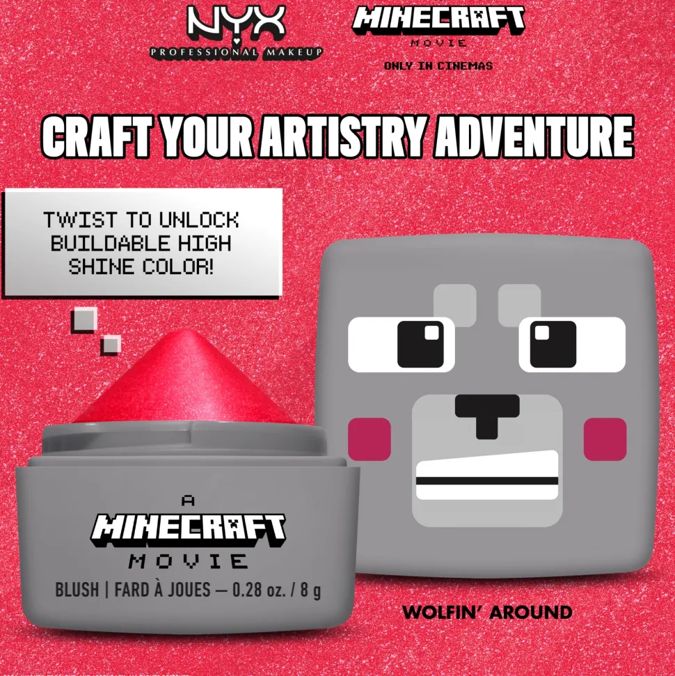 NYX Professional Makeup A Minecraft Movie Cheeky Mob Balms