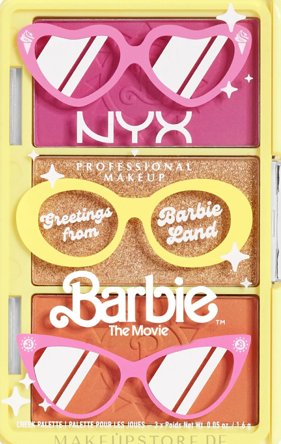 NYX Professional Makeup Barbie Limited Edition Collection Greetings From Barbieland