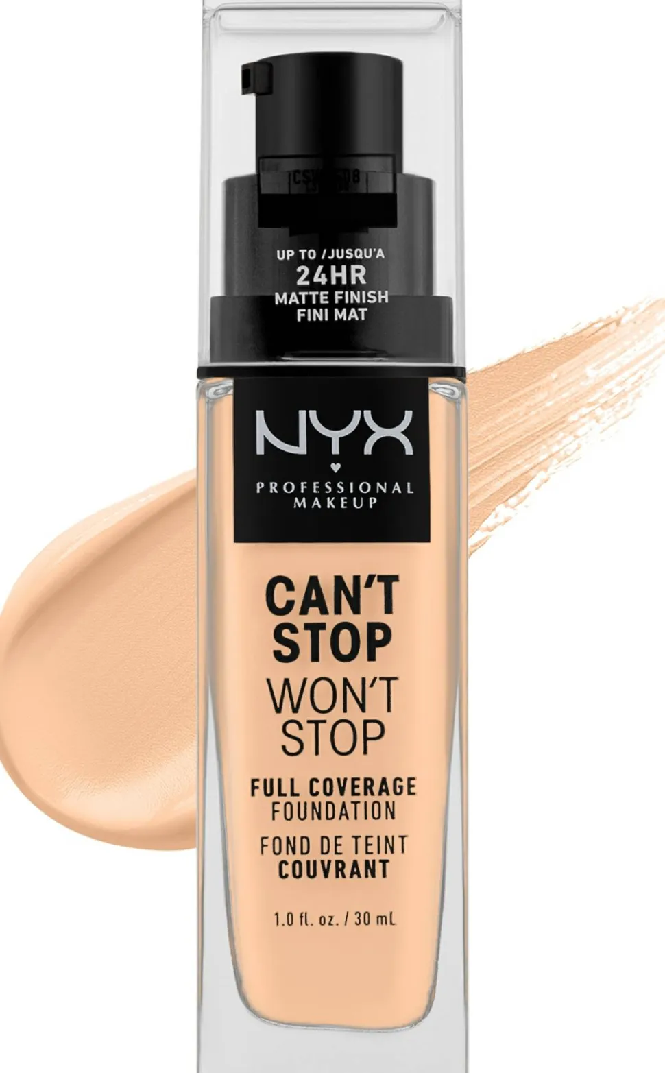 NYX Professional Makeup Can't Stop Won't Stop Full Coverage Foundation