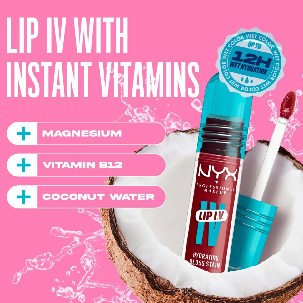 NYX Professional Makeup Lip I.V. Hydrating Gloss Stain