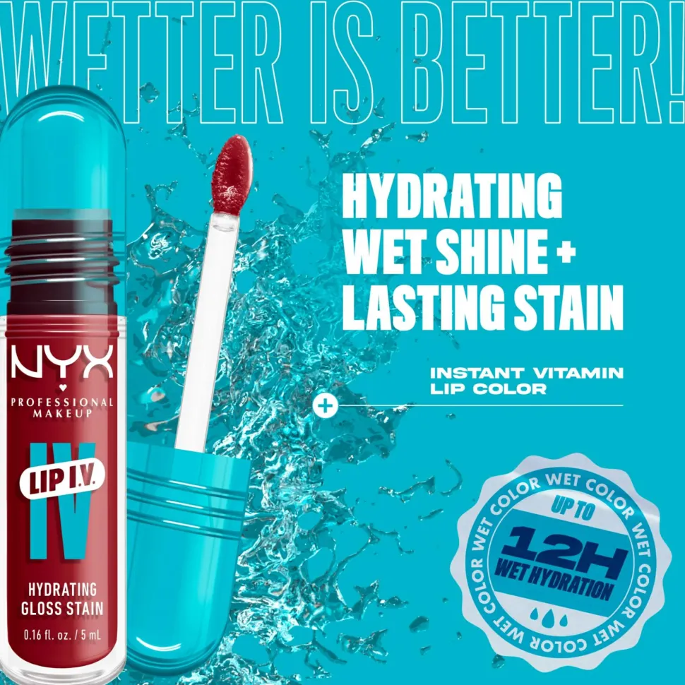NYX Professional Makeup Lip I.V. Hydrating Gloss Stain