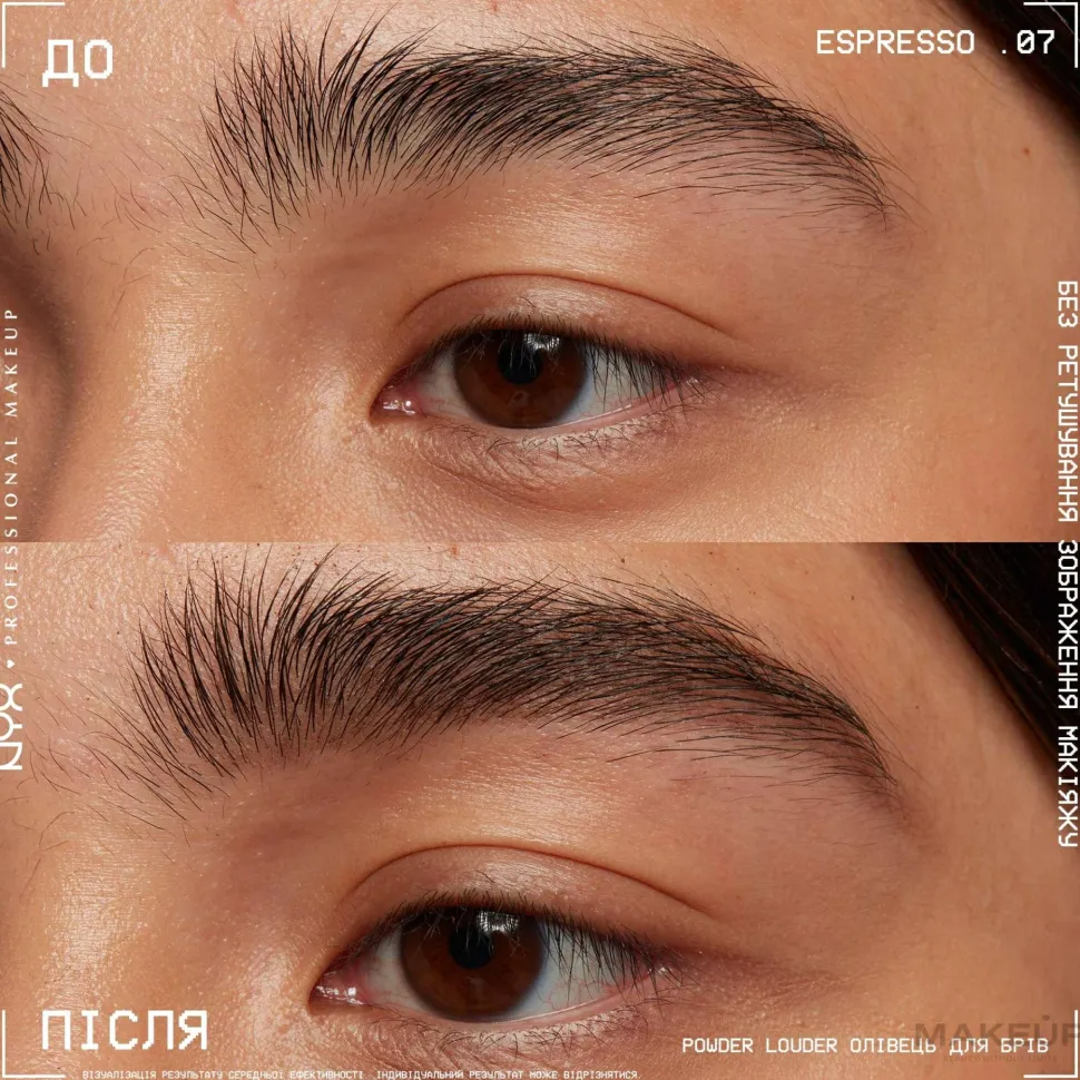 NYX Professional Makeup Powder Louder Eyebrow Pencil