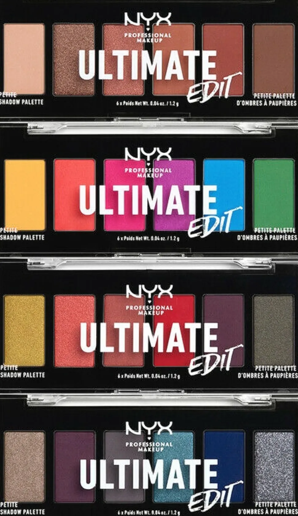 NYX Professional Makeup Ultimate Edit Petite Shadow Palette