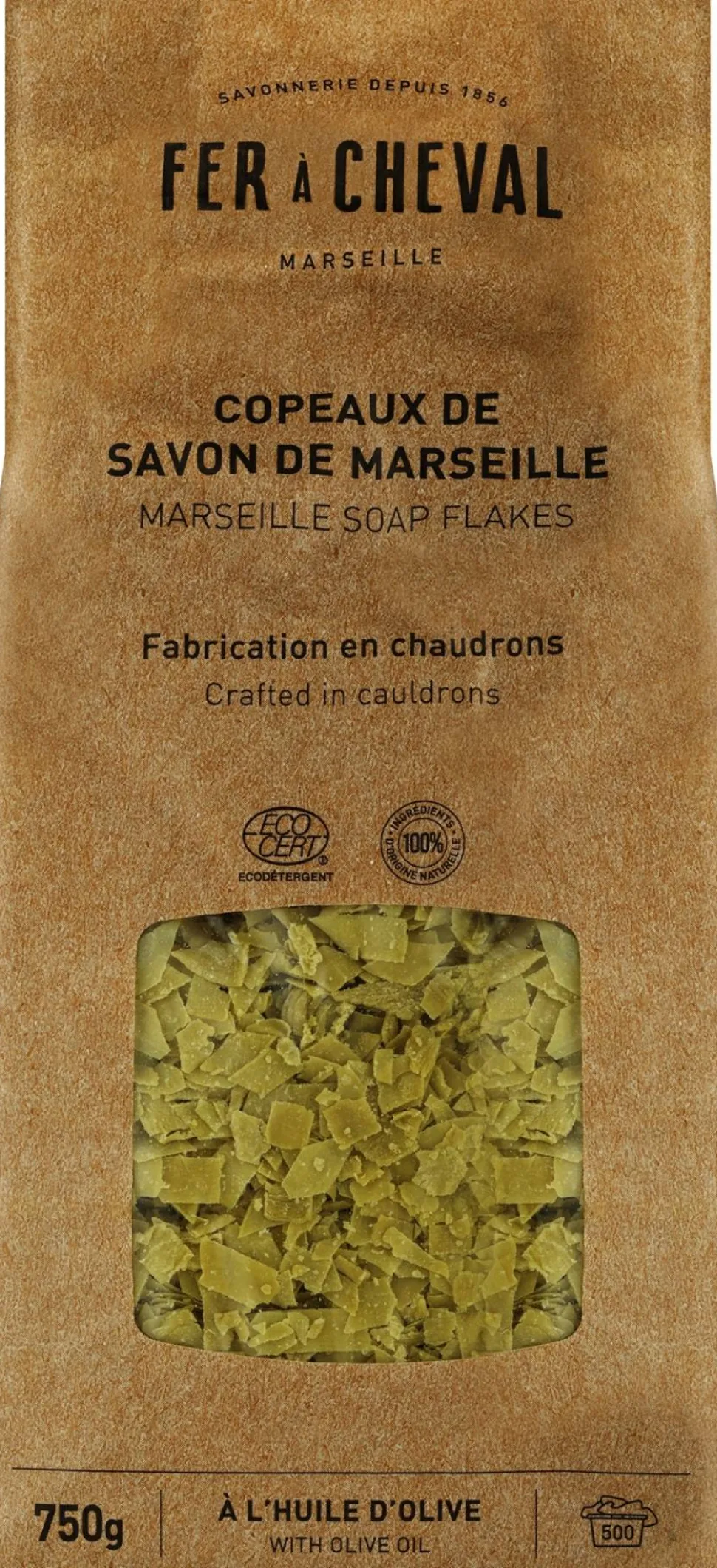Oliven-Marseiller Seifenflocken, Papiertüte