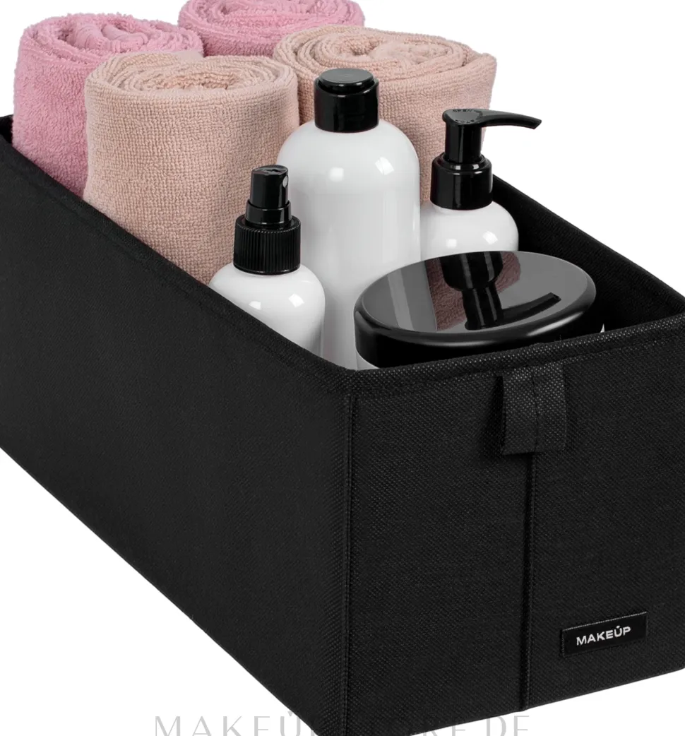 Organizer zur Aufbewahrung von Kleinteilen S, schwarz 34 x 16 x 16 cm Home