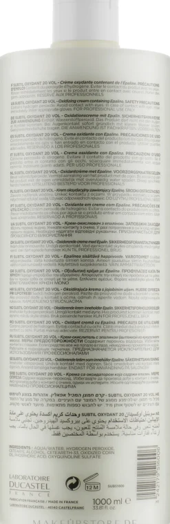 Oxidationsmittel Subtil OXY 6%