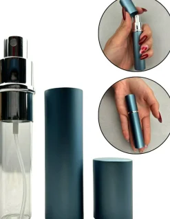 Parfümzerstäuber, 15 ml, Blau mit Silber