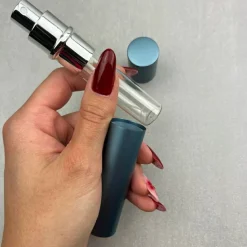 Parfümzerstäuber, 15 ml, Blau mit Silber