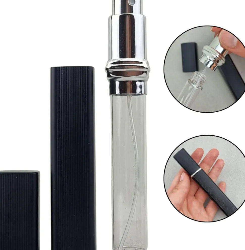 Parfümzerstäuber, 12 ml, schwarz
