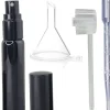 Parfümzerstäuber mit Pipette und Trichter, 10 ml, schwarz