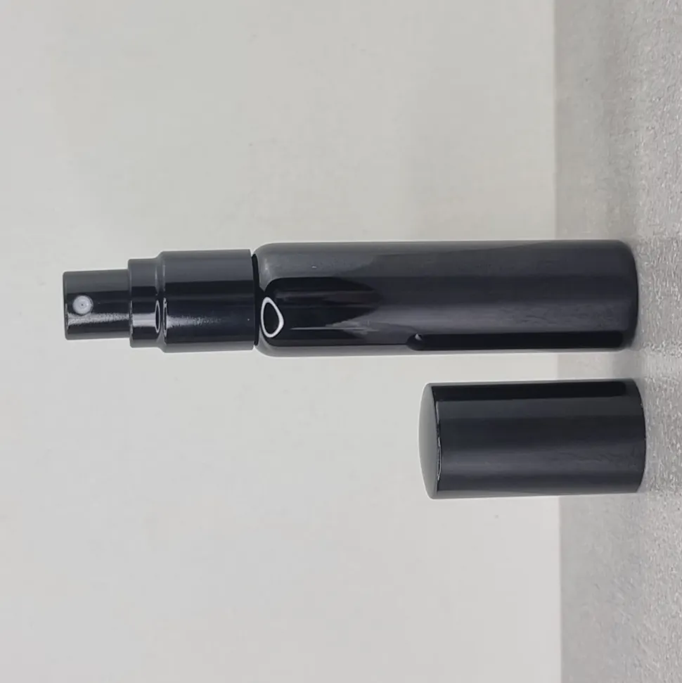 Parfümzerstäuber mit Pipette und Trichter, 10 ml, schwarz