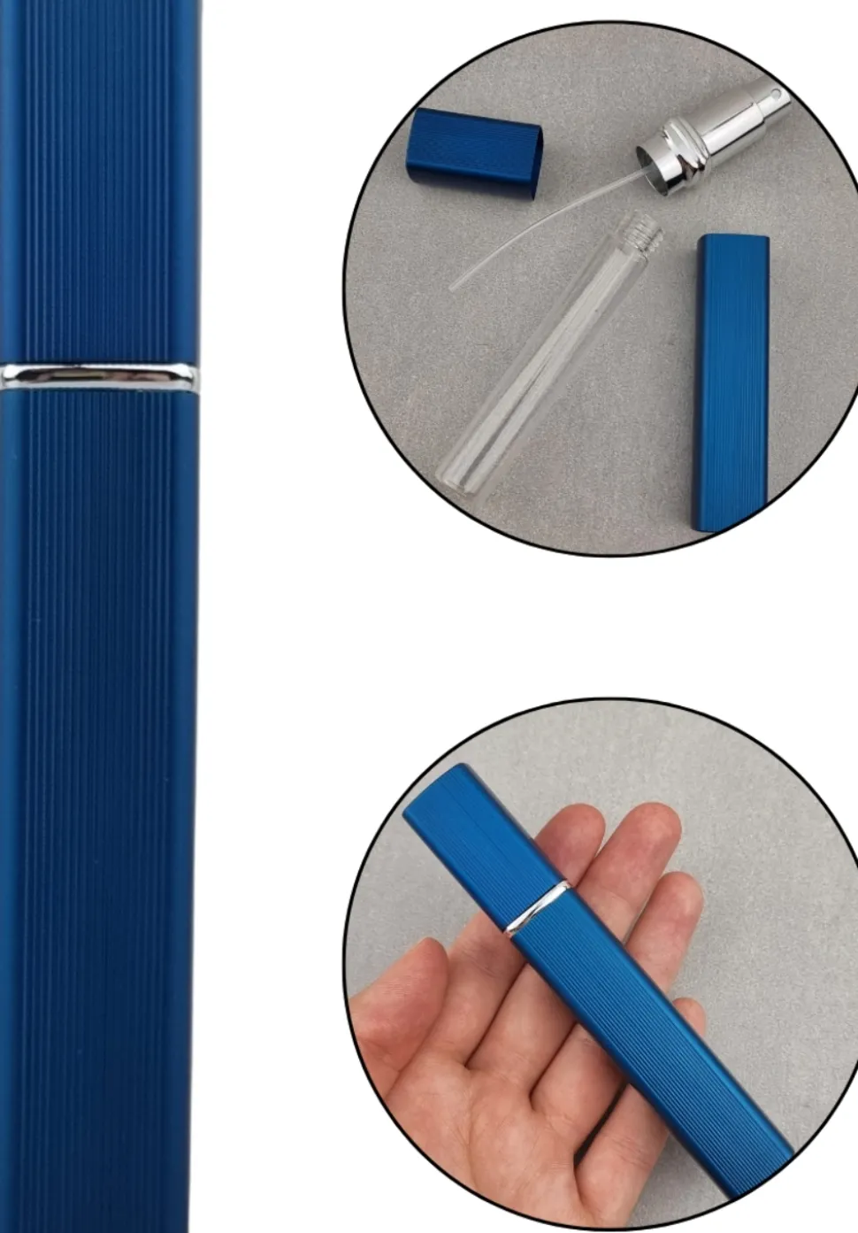 Parfümzerstäuber, 12 ml, blau