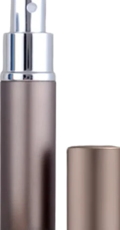 Parfümzerstäuber, 15 ml, kaffeebraun-silbern