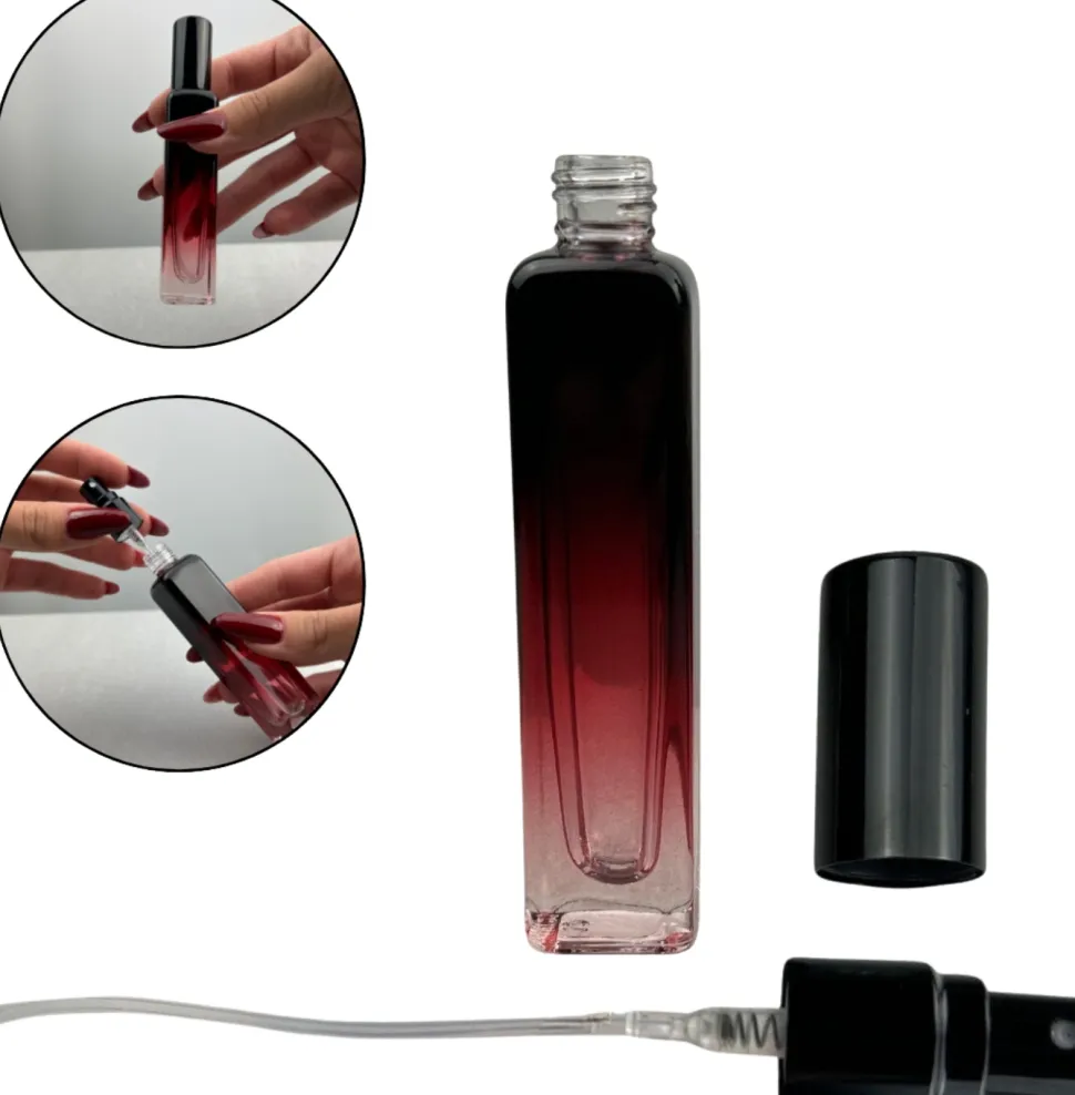 Parfümzerstäuber, 15 ml, ombre rot