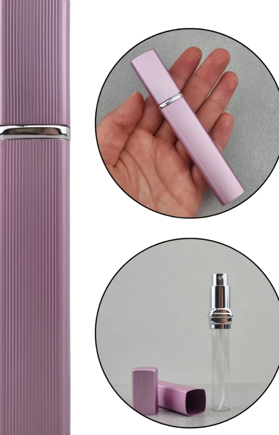 Parfümzerstäuber, 12 ml, rosa