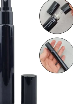 Parfüm-Zerstäuber, 15 ml, Schwarz