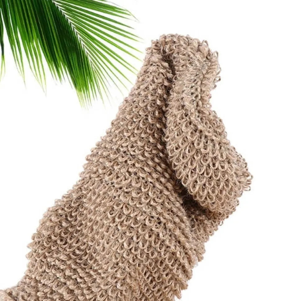 Peeling-Handschuh aus Hanffasern