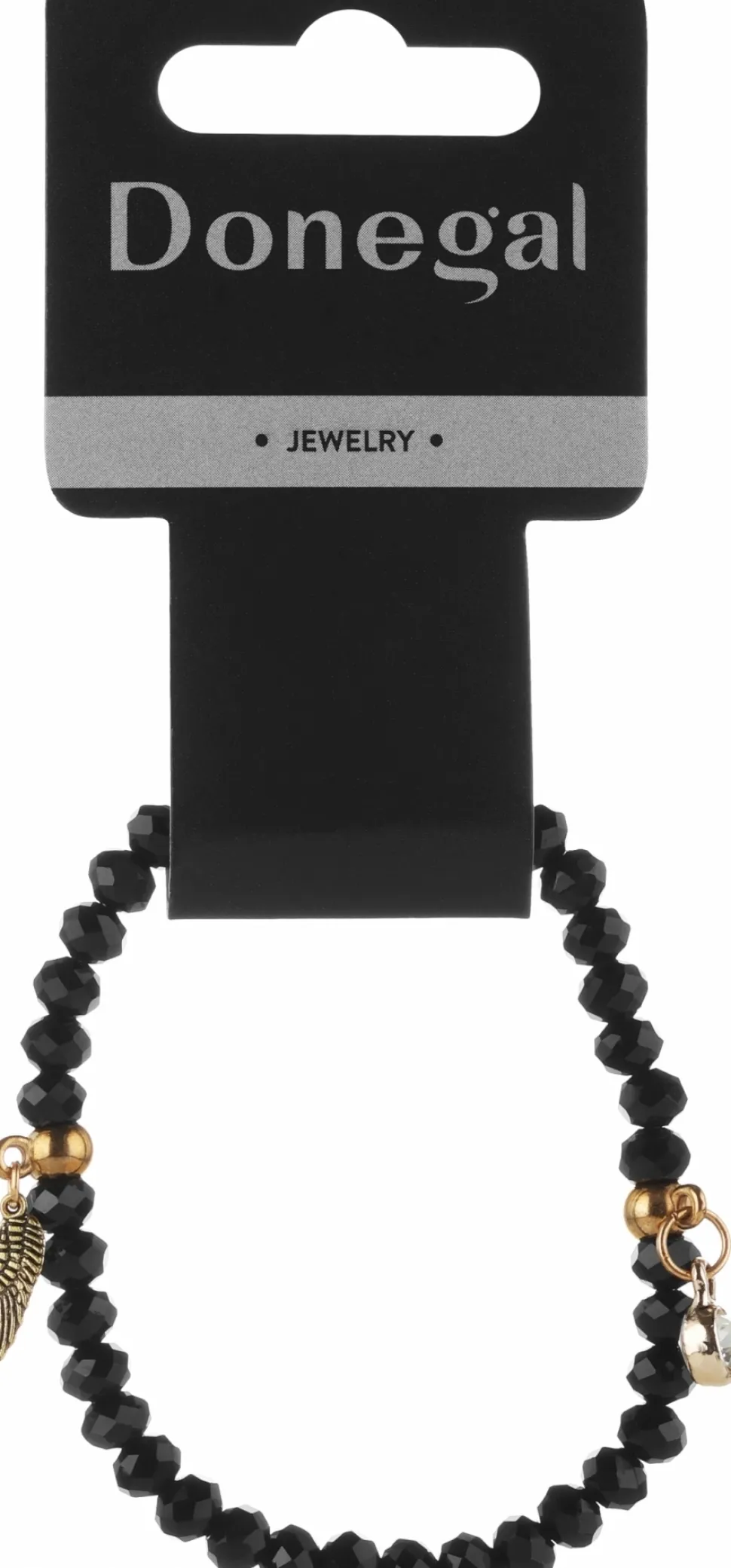 Perlenarmband, 6400, schwarz