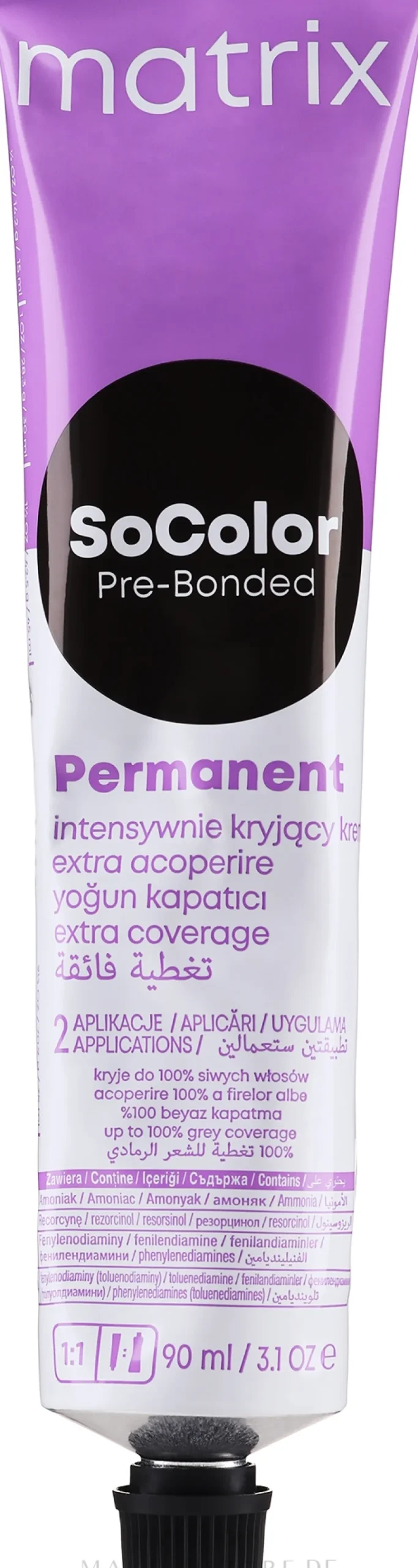 Permanente Cremehaarfarbe