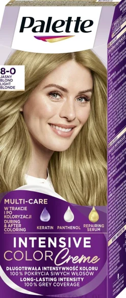 Permanente Creme-Haarfarbe mit Liquid-Keratin