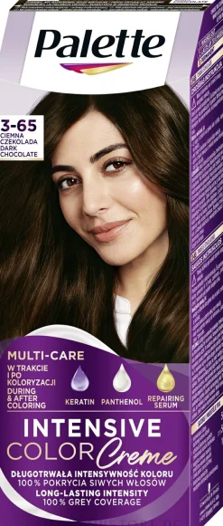 Permanente Creme-Haarfarbe mit Liquid-Keratin