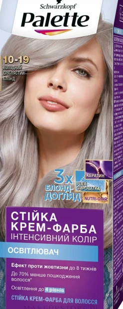 Permanente Creme-Haarfarbe mit Liquid-Keratin