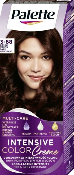 Permanente Creme-Haarfarbe mit Liquid-Keratin