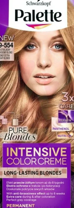 Permanente Creme-Haarfarbe mit Liquid-Keratin