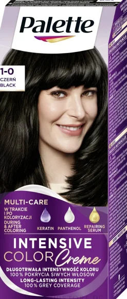 Permanente Creme-Haarfarbe mit Liquid-Keratin