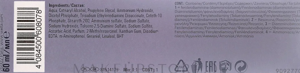 Permanente Creme-Haarfarbe