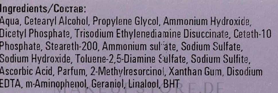 Permanente Creme-Haarfarbe