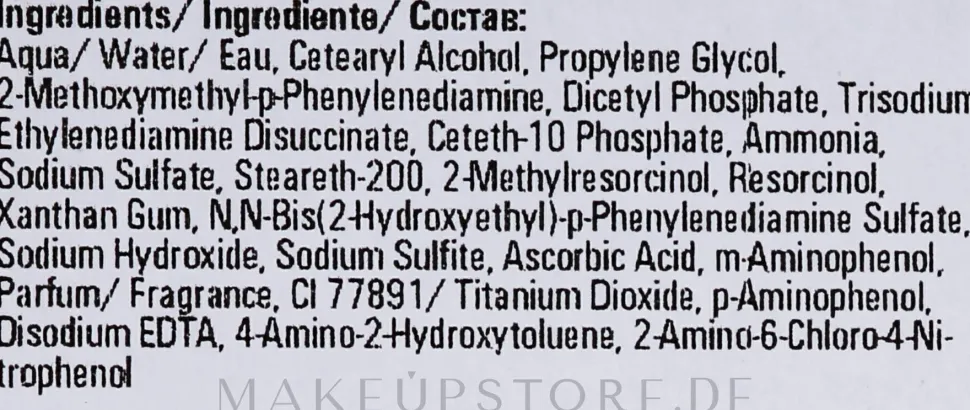 Permanente Creme-Haarfarbe