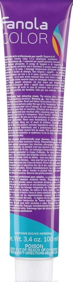 Permanente Cremehaarfarbe