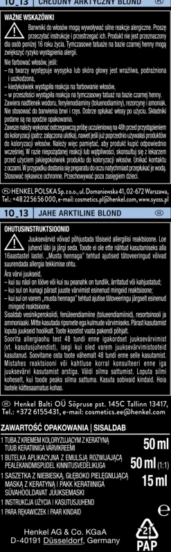 Permanente Cremehaarfarbe